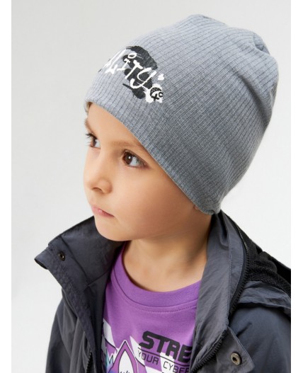 Шапка детская Crees серый меланж