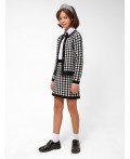 Юбка детская для девочек Brenda sk черно-белый