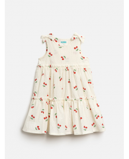 Платье детское для девочек Alcor белый принт