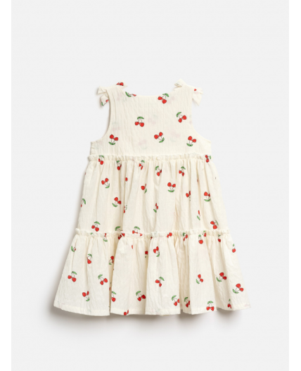 Платье детское для девочек Alcor белый принт