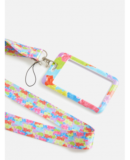 Футляр для карты детский Bear цветной