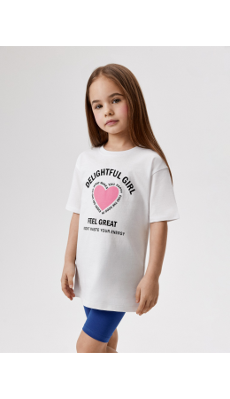 Футболка детская для девочек Berlinia белый