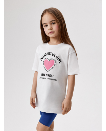 Футболка детская для девочек Berlinia белый