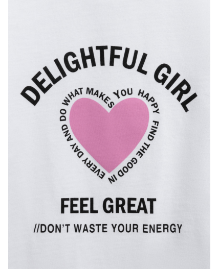 Футболка детская для девочек Berlinia белый