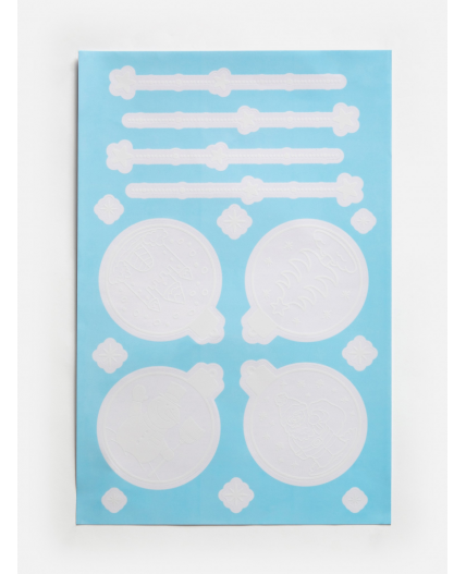 Декоративные детские наклейки Coleman белый