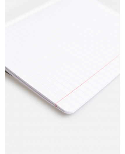 Тетрадь, 18л, линейка с полями, на скрепке Gamek разноцветный