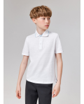 Сорочка-поло верхняя для мальчиков Hermi белый
