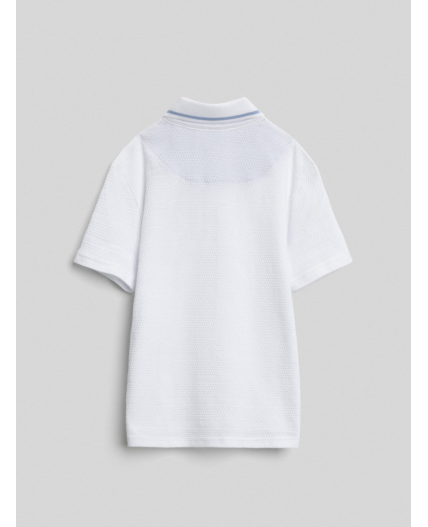Сорочка-поло верхняя для мальчиков Hermi белый