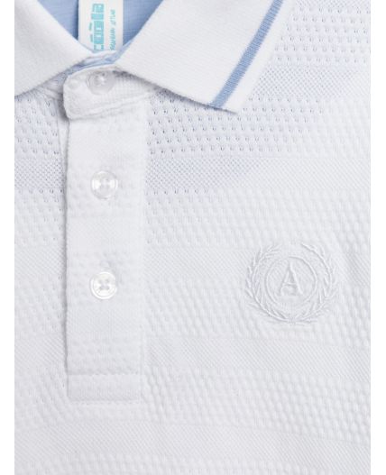 Сорочка-поло верхняя для мальчиков Hermi белый