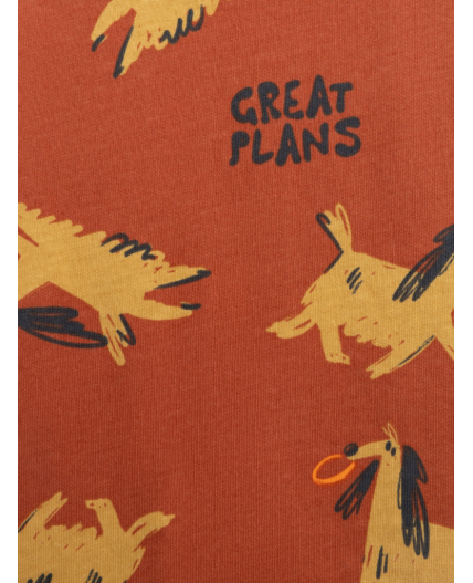 Набор детский для мальчиков ((1)футболка и (2)шорты) Hoste_set горчичный