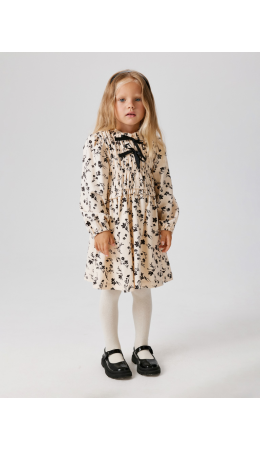 Платье детское для девочек Jupiter бежевый принт