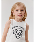 Майка детская для девочек Kalanta молочный