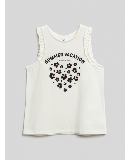 Майка детская для девочек Kalanta молочный