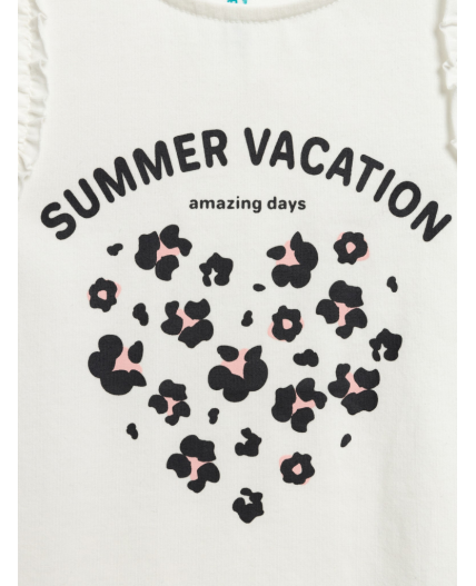 Майка детская для девочек Kalanta молочный