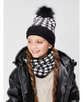 Шапка детская Lovelle_h черно-белый
