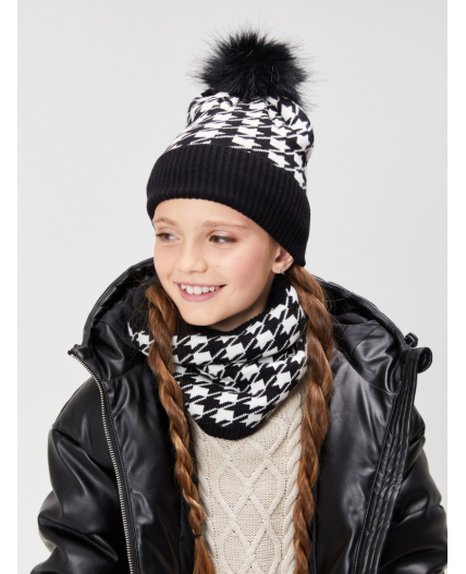Шапка детская Lovelle_h черно-белый