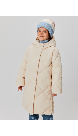 Пальто детское для девочек Mariette бежевый
