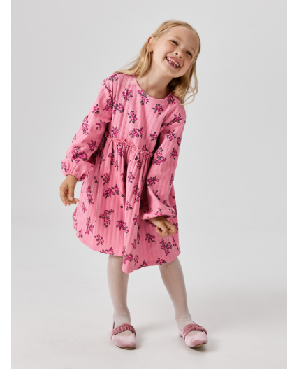 Платье детское для девочек Neptun розовый принт