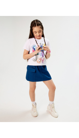 Юбка детская для девочек Ostrova холодный синий