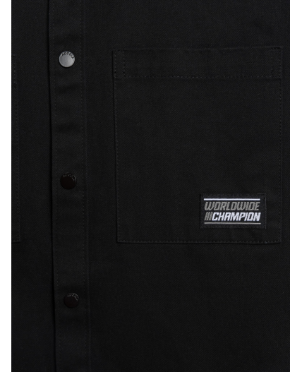 Сорочка верхняя детская для мальчиков Ovidiy черный