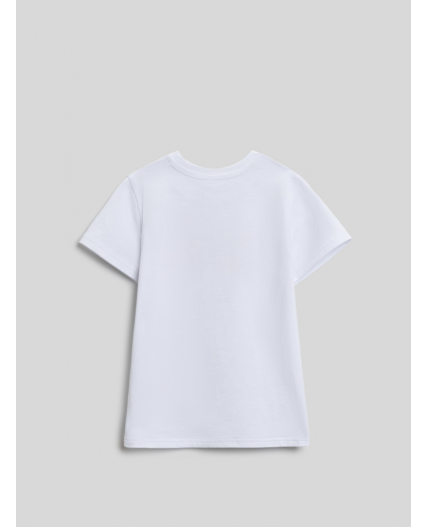 Футболка детская для девочек Selena1 белый