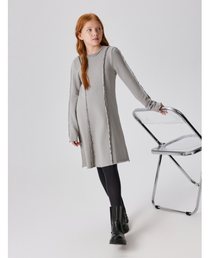 Платье детское для девочек Shily серый