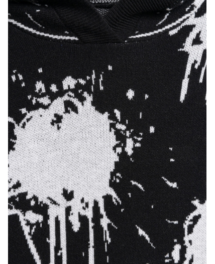 Джемпер детский для мальчиков Teo черно-белый