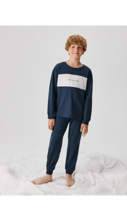 Пижама детская для мальчиков Tom темно-синий