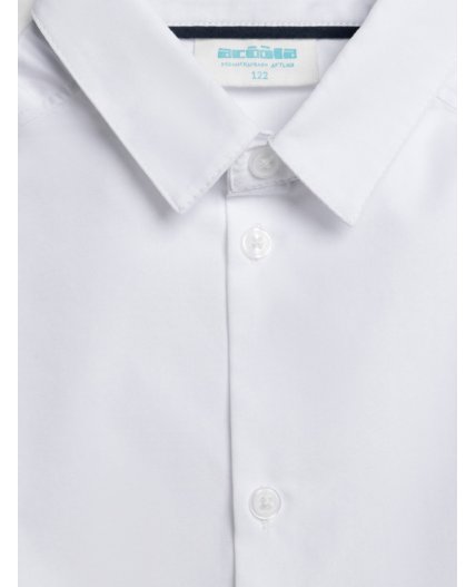 Сорочка верхняя детская для мальчиков Tump белый