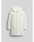 Пальто детское для девочек Vodino молочный