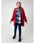 Куртка детская для девочек Yueh бордовый