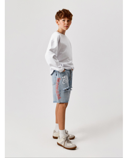 Шорты джинсовые детские для мальчиков Aigon голубой