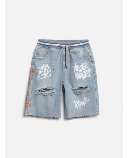 Шорты джинсовые детские для мальчиков Aigon голубой