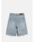 Шорты джинсовые детские для девочек Albano светло-голубой