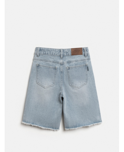 Шорты джинсовые детские для девочек Albano светло-голубой