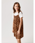 Платье детское для девочек Bata леопардовый принт