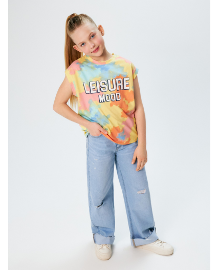 Футболка детская для девочек Bereg набивка