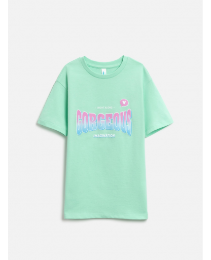 Футболка детская для девочек Berlinia мятный