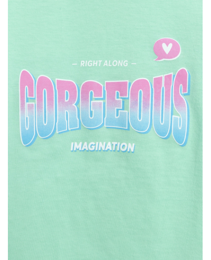 Футболка детская для девочек Berlinia мятный