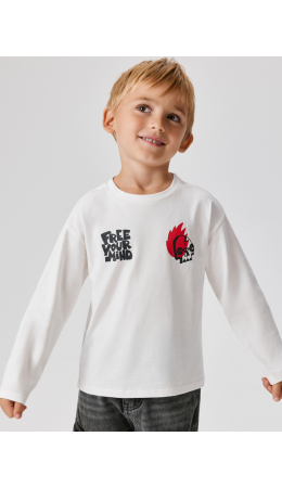 Джемпер детский для мальчиков Daltrey белый