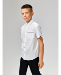 Сорочка верхняя детская для мальчиков Dragan белый