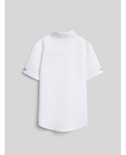 Сорочка верхняя детская для мальчиков Dragan белый