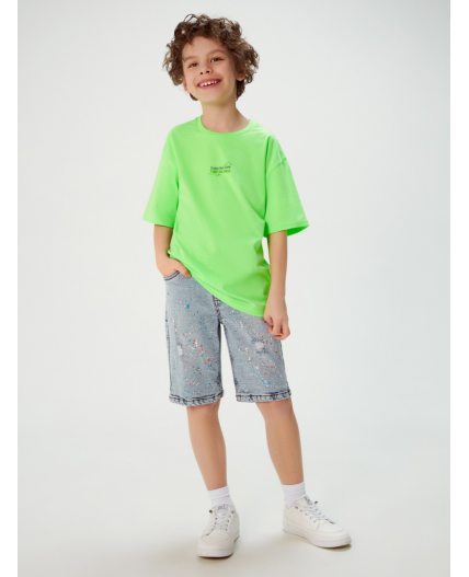 Шорты джинсовые детские для мальчиков Hin голубой