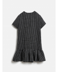 Платье детское для девочек Iva черно-белый