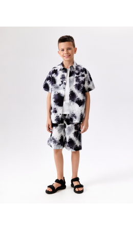 Шорты детские для мальчиков Kasas sho черно-белый