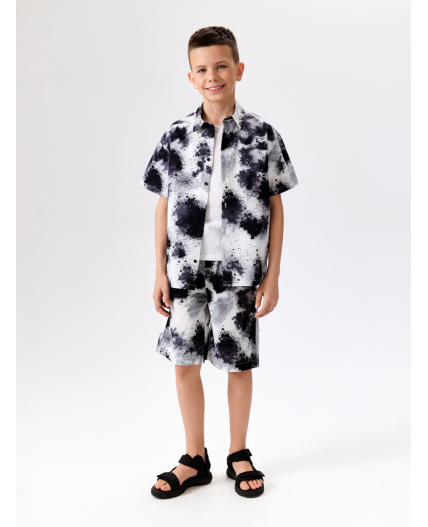 Шорты детские для мальчиков Kasas sho черно-белый