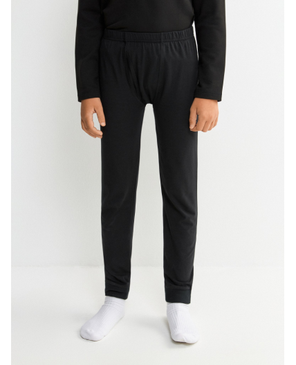 Брюки детские для мальчиков Long Jhons черный