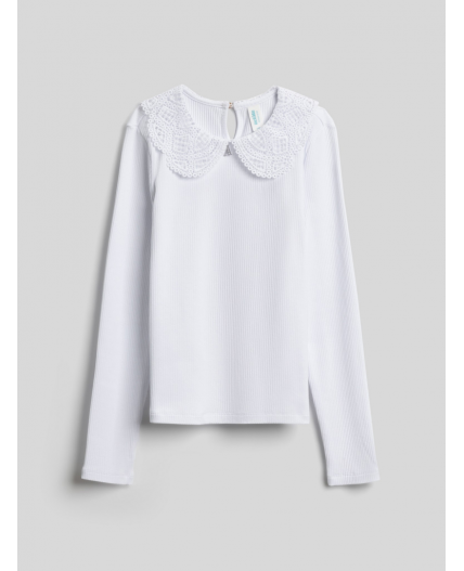 Блузка детская для девочек Loretta белый