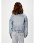 Куртка джинсовая детская для девочек Marko голубой