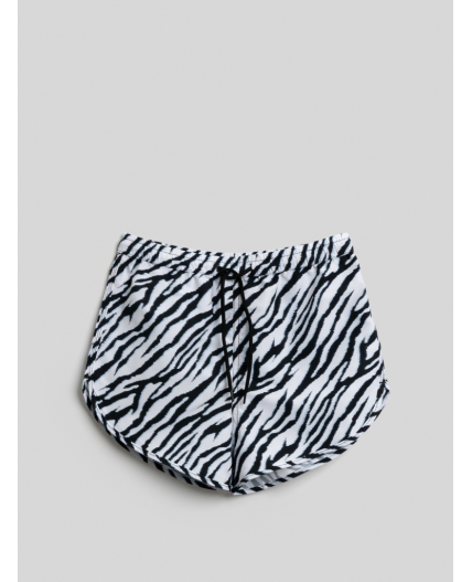 Шорты купальные детские для девочек Ombrina2 черный принт